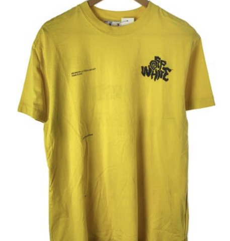 Off-White Yellow Tee Pre-Owned