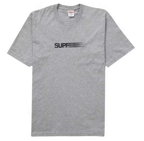 Supreme Motion Logo Tee Heather Grey