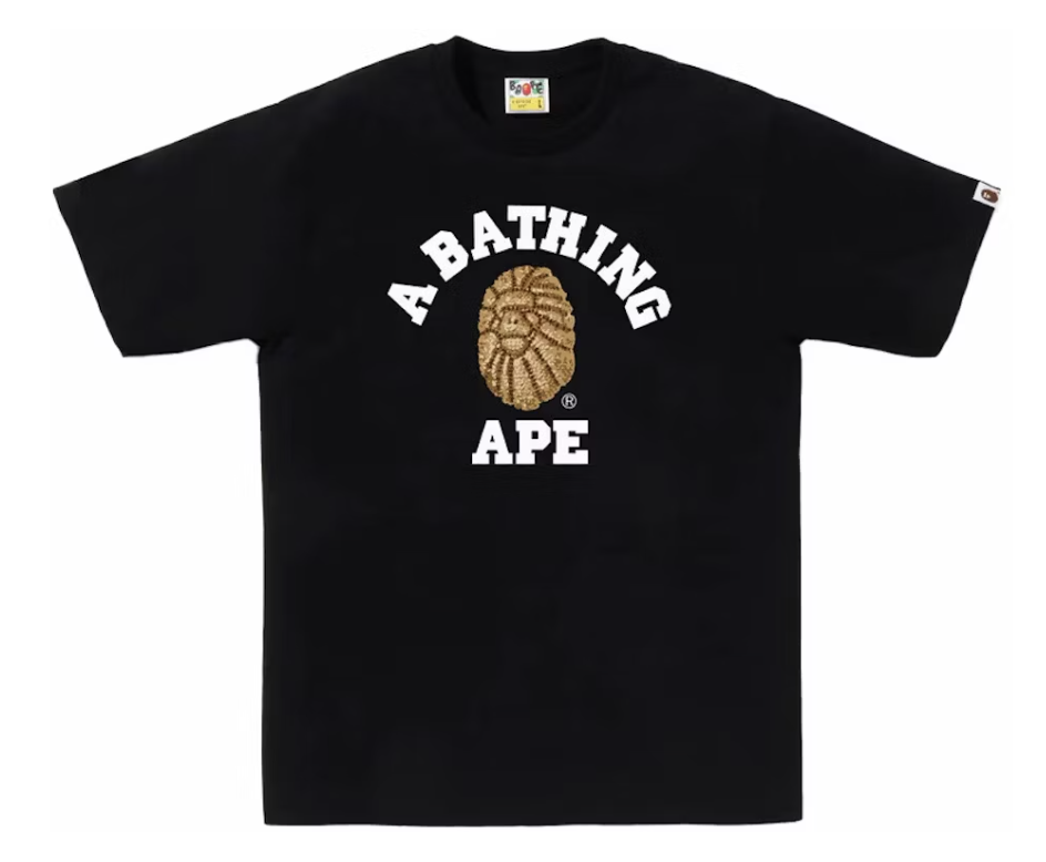 BAPE Jewels College Black Tee