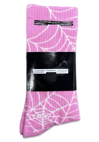Sp5der Spider Web Sock Pink