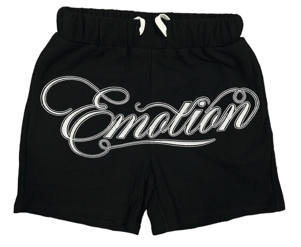 Mixed Emotion Black Signature Shorts