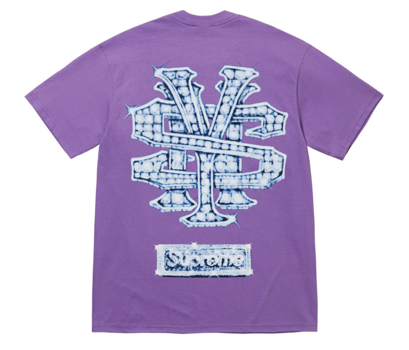 Supreme Snowman Tee Purple