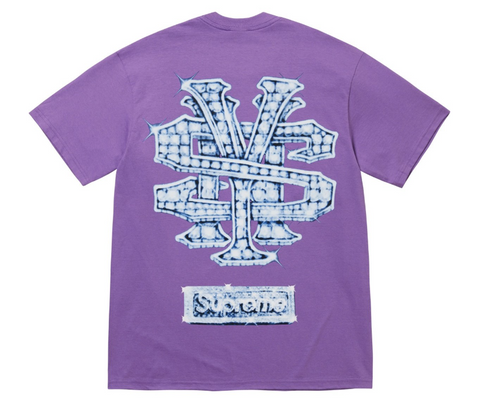 Supreme Snowman Tee Purple