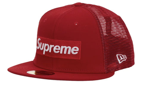 Supreme Box Logo Mesh Back New Era Cap (SS24) Red