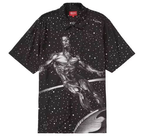 Supreme Silver Surfer S/S Shirt Black Pre-Owned