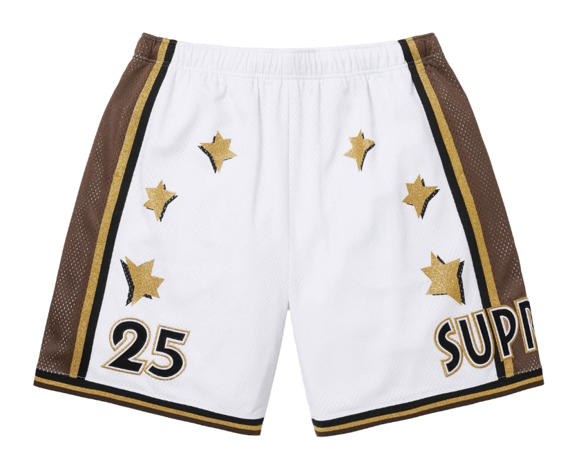 Supreme All Star Basketball Shorts White