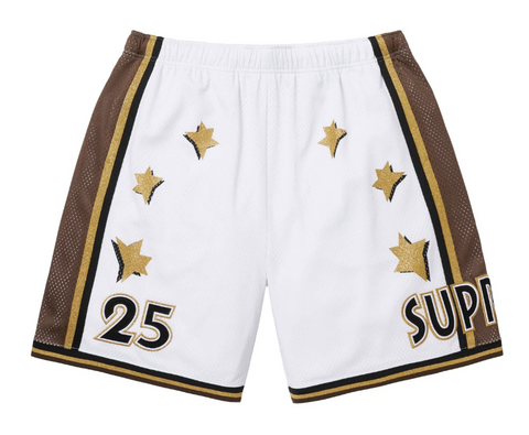 Supreme All Star Basketball Shorts White