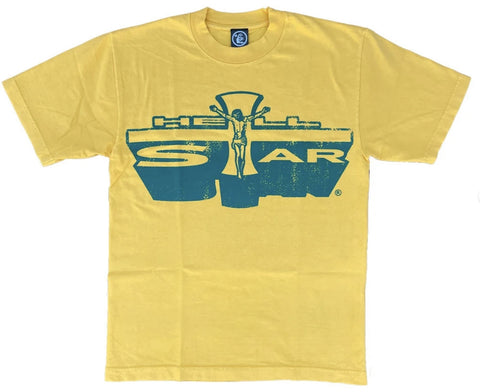 Hellstar Jesus Emblem Yellow Tee