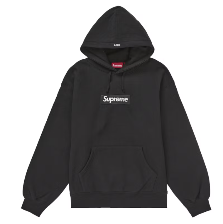 Supreme Box Logo Hooded Sweatshirt (FW24) Black Pre-Owned
