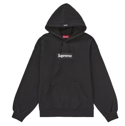 Supreme Box Logo Hooded Sweatshirt (FW24) Black Pre-Owned
