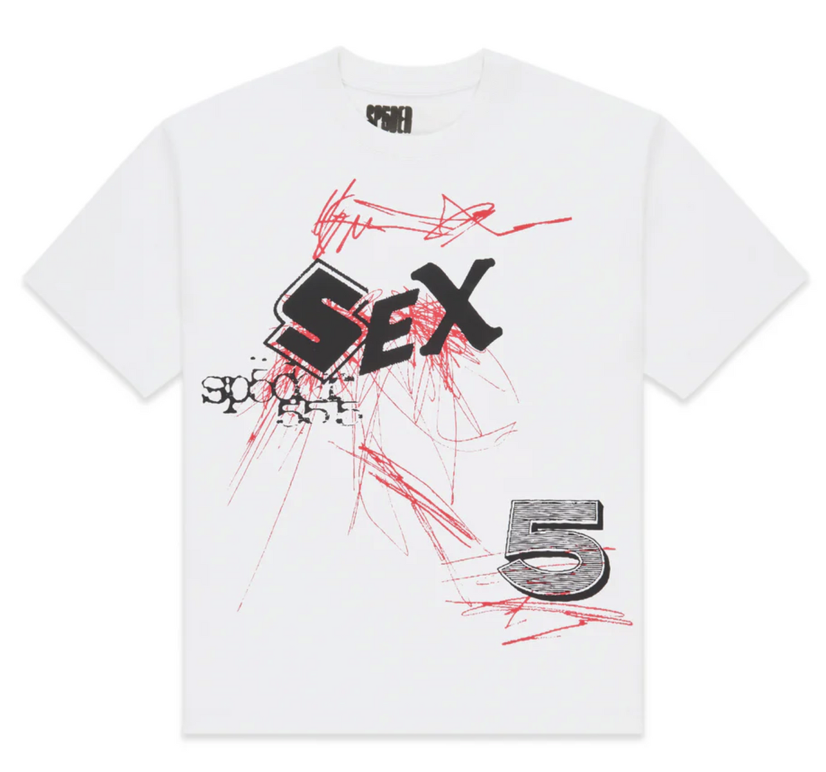 sp5der VIVIENNE TEE Red/White