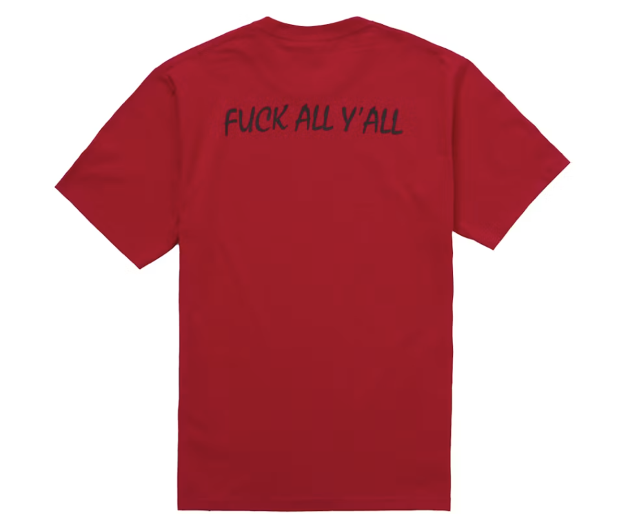 Supreme Split Tee (FW25) Red