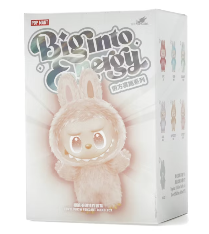 Pop Mart Labubu The Monsters Big into Energy Series Vinyl Plush Pendant Single Blind Box