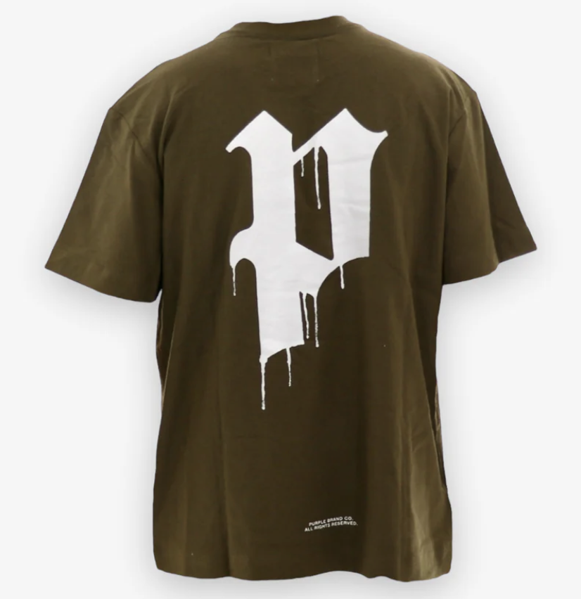 Purple Brand Gothic Jumbo Beach Tee