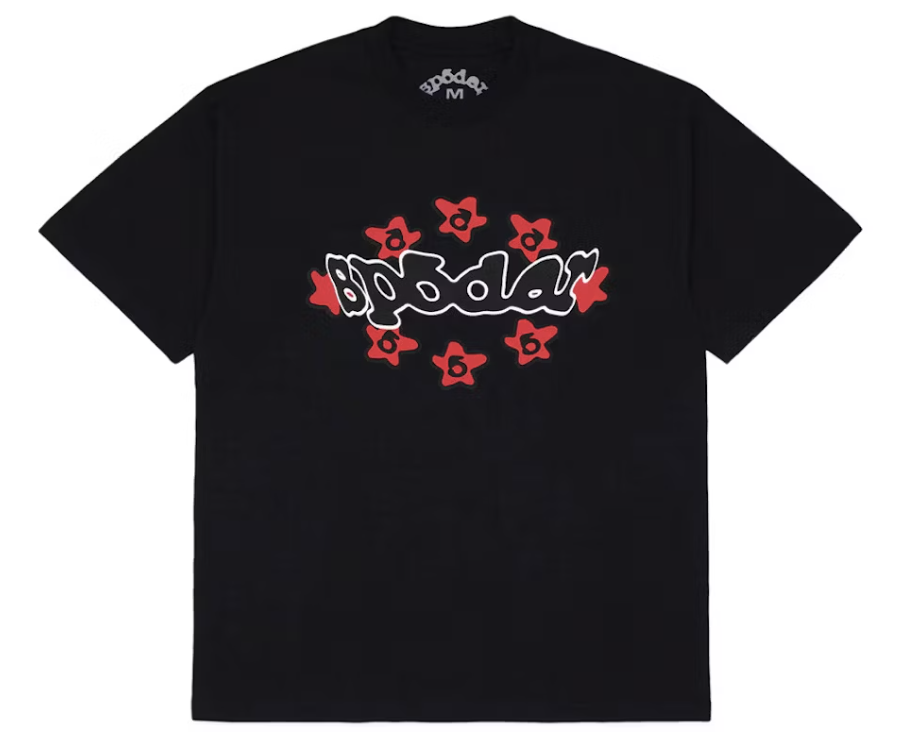 Sp5der Warped Tee Black