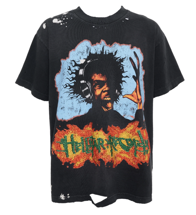 Hellstar Headphones Tee Reversible