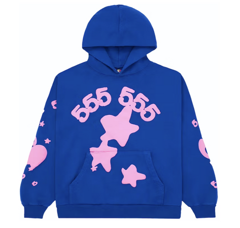 Sp5der Beluga Hoodie Blue