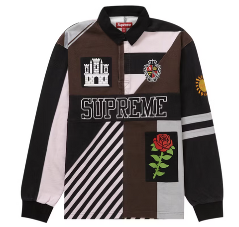 Supreme Rose Rugby Black Pre-Owned