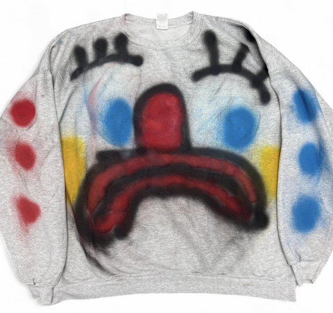 Slawn 1/1 Painted Crewneck 'Drug Me'