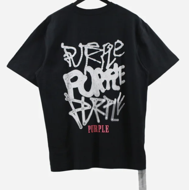 Purple Brand Distorted Black Beauty Tee