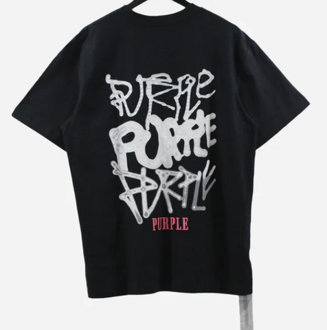 Purple Brand Distorted Black Beauty Tee