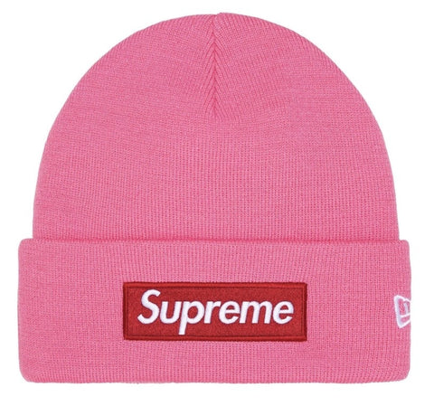 Supreme New Era® Box Logo Beanie Magenta