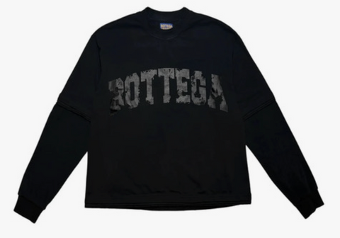 Bottega Desires Black War Long Sleeve Shirt