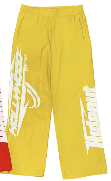 Hollywood Hideout No Stylist Yellow Track Pants