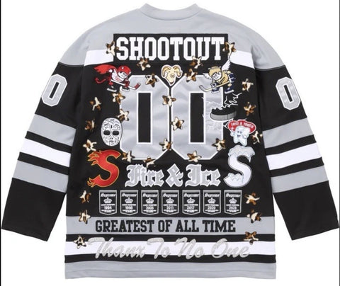 Supreme Fire & Ice Hockey Jersey Black