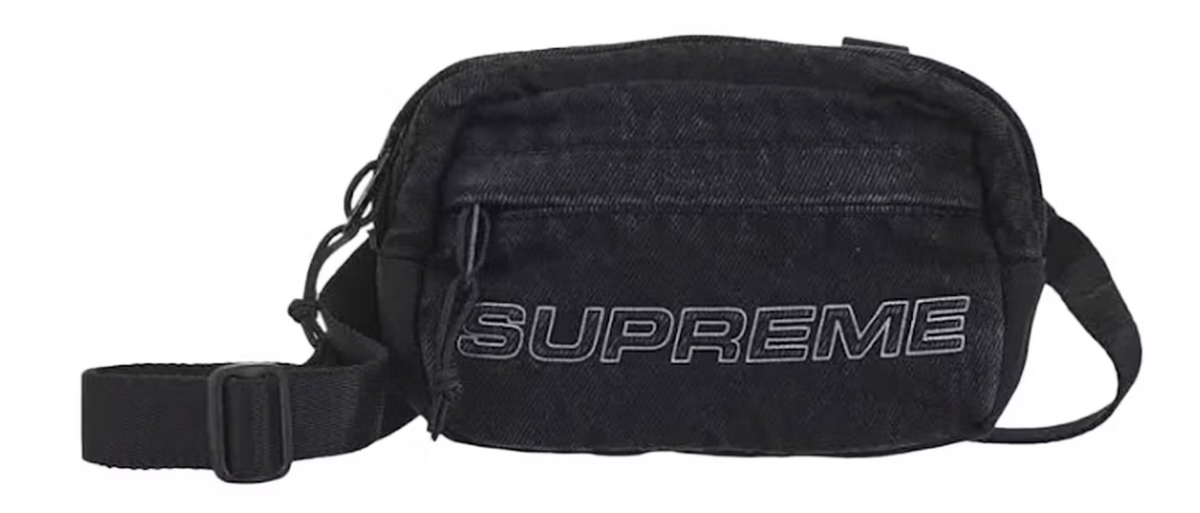 Supreme Denim Mini Shoulder Bag Black