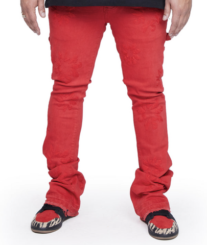 Valabasas “ART” RED WASHED Jeans