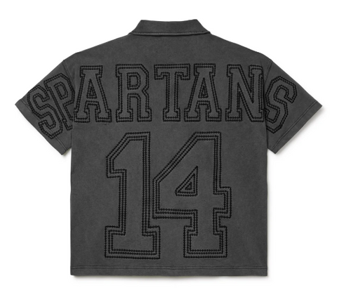 VALE FOREVER BLACK SPARTAN POLO