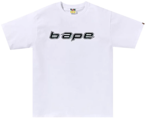 BAPE Silicon Logo White Tee