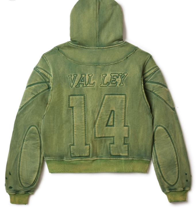 VALE FOREVER HULK ARMOR ZIP UP HOODIE