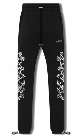 AMIRI Checkered Bones Sweatpant Black Pre-Owned