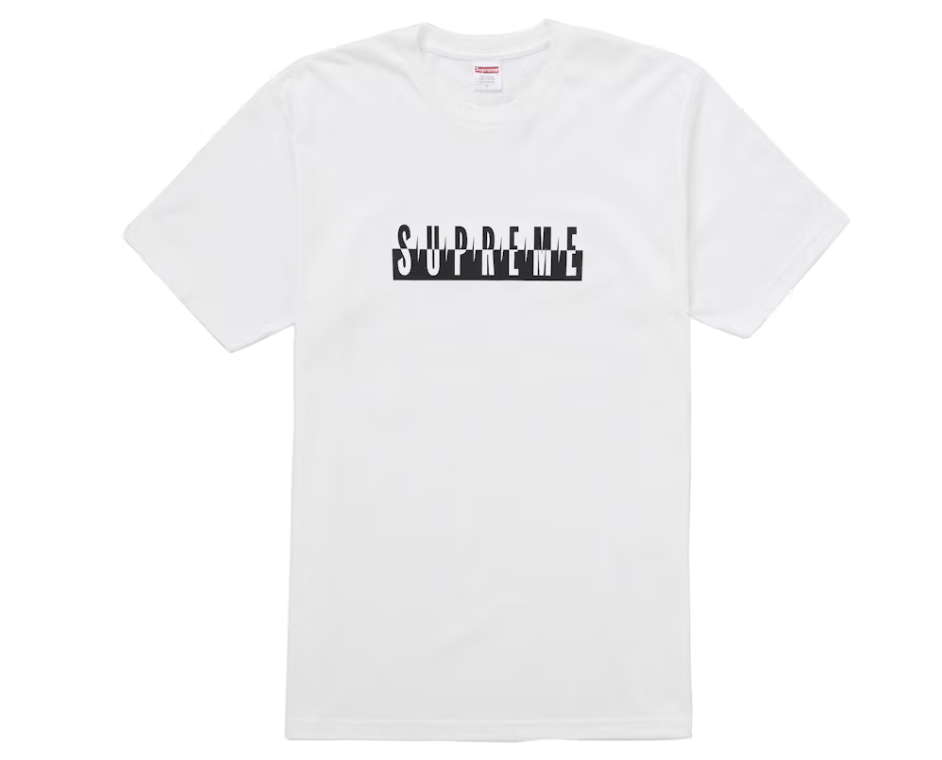 Supreme Split Tee (FW25) White