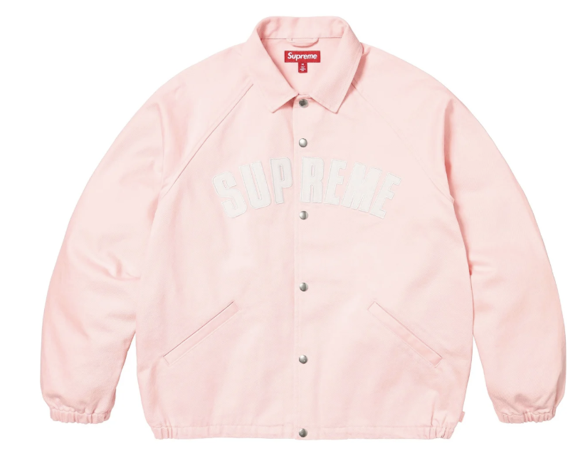 Supreme Arc Denim Coaches Jacket Pink