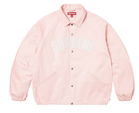 Supreme Arc Denim Coaches Jacket Pink