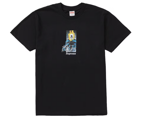 Supreme Ghost Rider Tee Black Pre-Owned