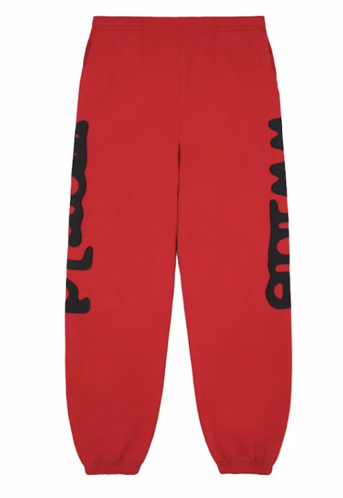 Sp5der Beluga Sweatpants Red