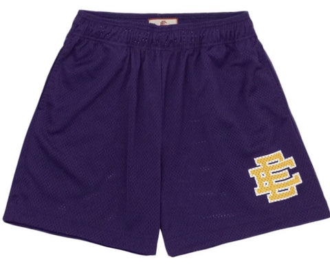 ERIC EMANUEL EE BASIC SHORT PURPLE/YELLOW
