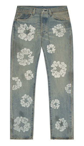 Denim Tears Dirty Wash Wreath 501 Light Wash