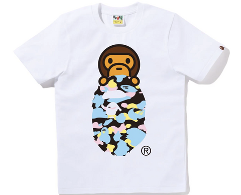 BAPE Multi Color Camo Milo  Pre-Owned