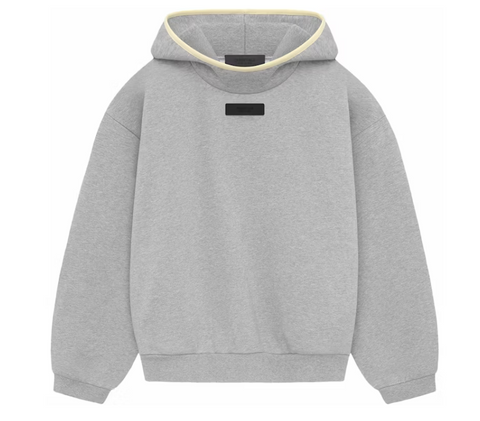 Fear of God Essentials Hoodie Light Heather Grey/Garden Yellow