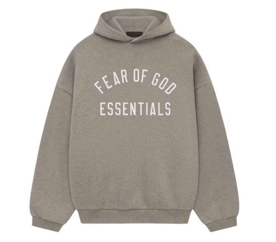 Fear of God Essentials Fleece Hoodie Heather Gray
