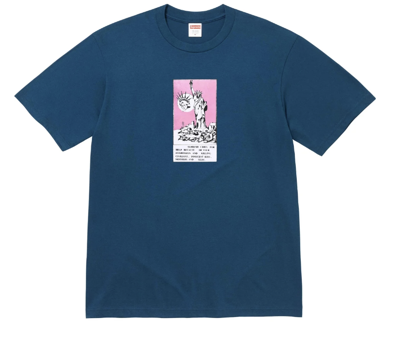 Supreme Liberty Tee Navy