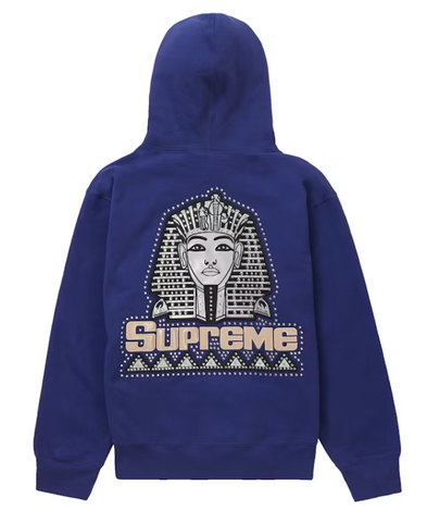 Supreme Pharaoh Studded Sweatshirt Washed Navy