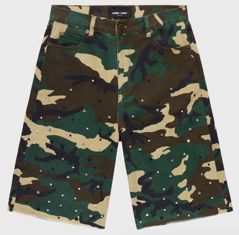 Homme Femme CAMO GEMSTONE SHORTS