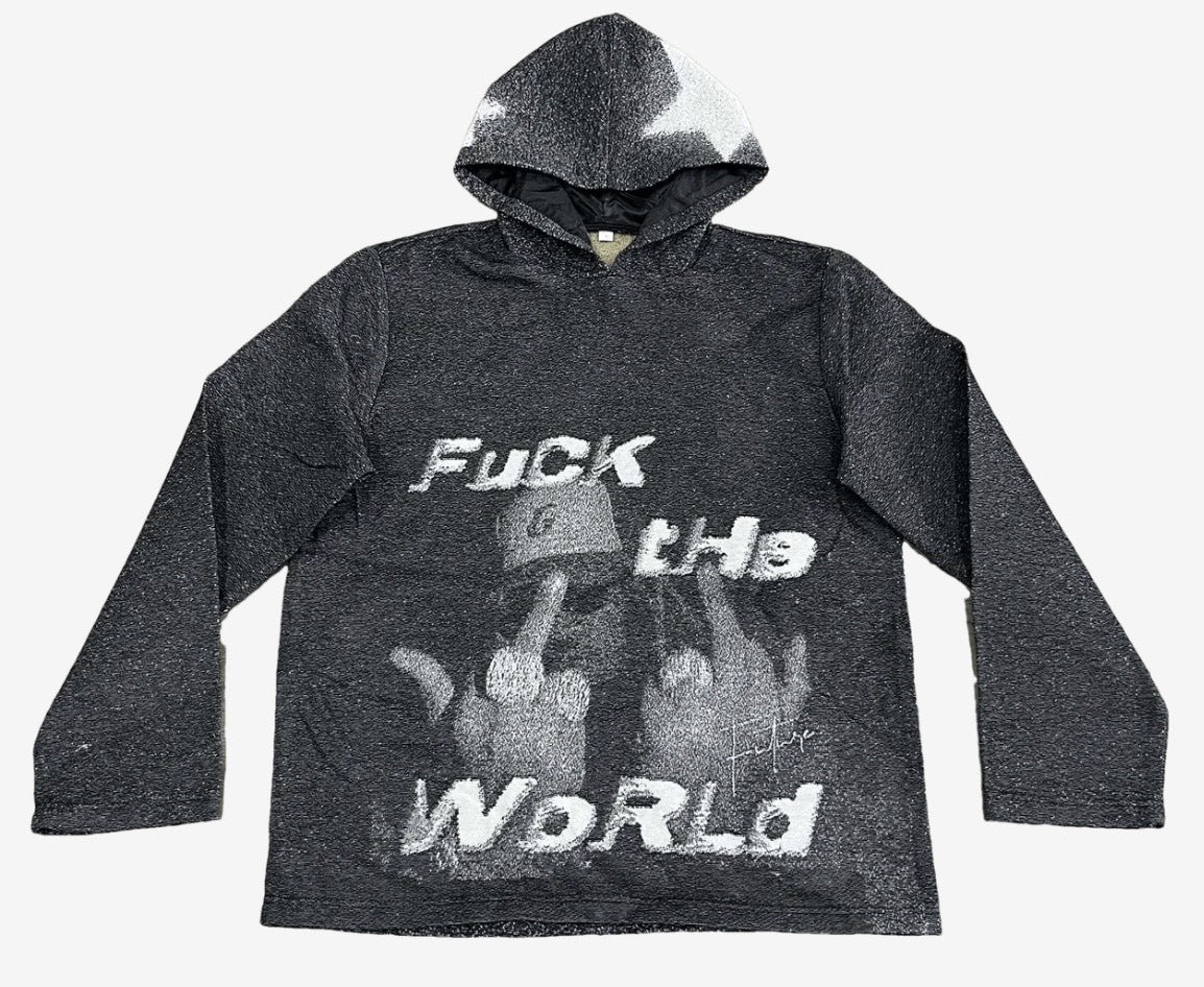 RDM FXXK The World Tapestry Hoodie