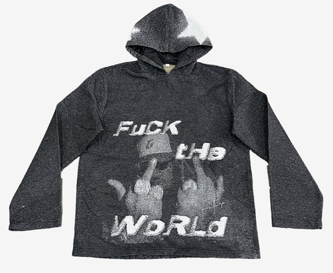 RDM FXXK The World Tapestry Hoodie